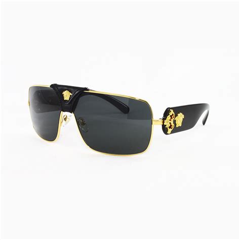 gold versace glasses men